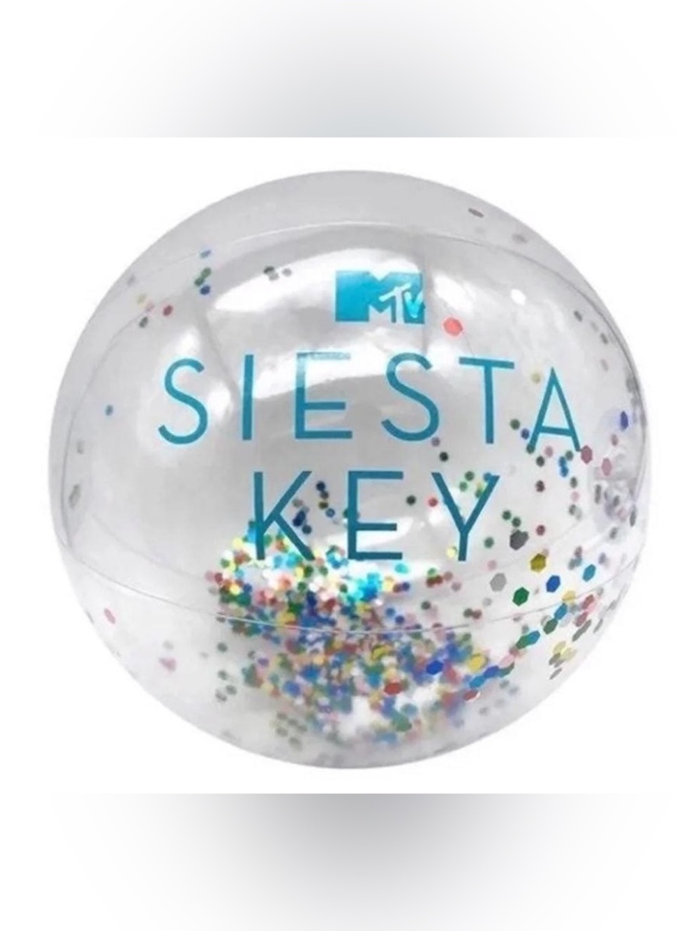 Siesta key MTV glitter inflatable beach ball